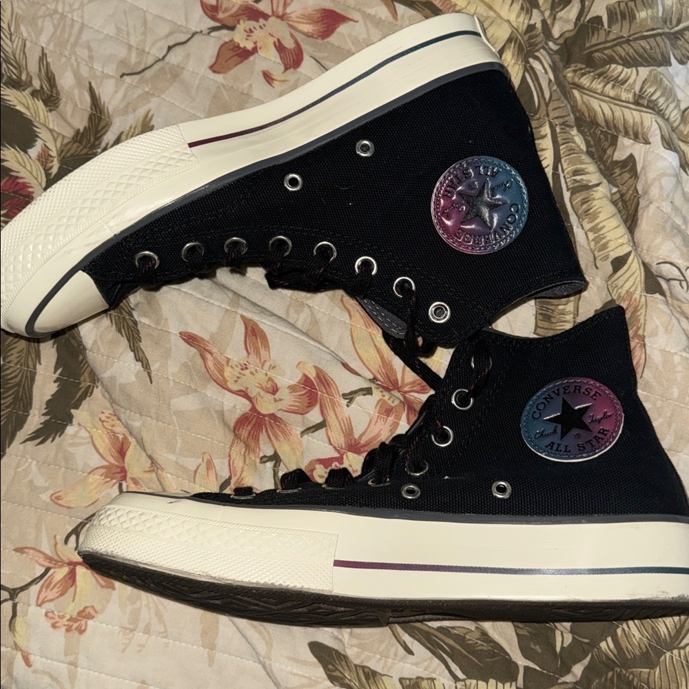 Converse Chuck 70 “Color Fade” Black/Cyber Grey/Deep Sleep High-Top Sneakers - Picture 5 of 12
